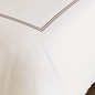 Enzo Ivory/Brown Duvet Cover