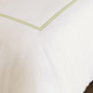 Enzo Ivory/Lime Duvet Cover
