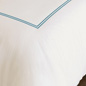 Enzo Ivory/Ocean Duvet Cover