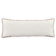 EMMELINE PINK FRINGE DECORATIVE PILLOW