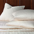 Coperta Diamond Quilted Euro Sham in Ivory