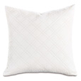 Coperta Diamond Quilted Euro Sham in White