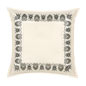 Anthemion Ivory/Black Euro Sham