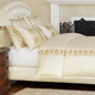 Anthemion Ivory/Gold Euro Sham