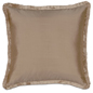 Serico Taupe With Lena Pleat Euro Sham