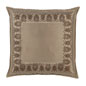 Anthemion Taupe/Brown Euro Sham