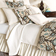 Freda Taffeta Euro Sham in Ivory