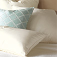 Freda Taffeta Euro Sham in Ivory
