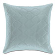 Viola Quilted Euro Sham in Sea