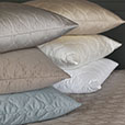 Viola Quilted Euro Sham in Sea