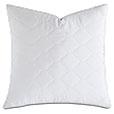 Viola Quilted Euro Sham in White