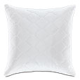 Viola Quilted Euro Sham in White