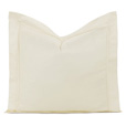 Lusso Sateen Euro Sham in Ivory