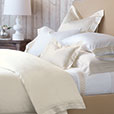 Lusso Sateen Euro Sham in Ivory