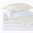 Lusso Sateen Euro Sham in Ivory