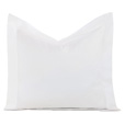 Lusso Sateen Euro Sham in White