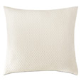 Tegan Matelasse Euro Sham In Ivory