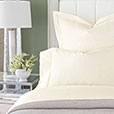 Fresco Sateen Euro Sham in Ivory