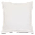 Tessa Satin Stitch Euro Sham in Ivory/Antique