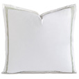 Tessa White/Aqua Euro Sham