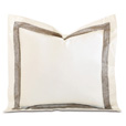 Cornice Ivory/Biscotti Euro Sham