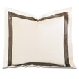 Cornice Ivory/Truffle Euro Sham