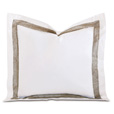 Cornice White/Biscotti Euro Sham