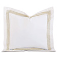 Cornice White/Pearl Euro Sham