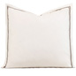 Enzo Ivory/Brown Euro Sham