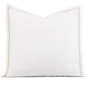 Enzo Satin Stitch Euro Sham in Bisque