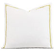 Enzo Satin Stitch Euro Sham in Daffodil