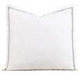 Enzo Satin Stitch Euro Sham in Dove