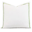 Enzo Satin Stitch Euro Sham In Emerald