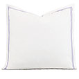 Enzo Satin Stitch Euro Sham In Heather