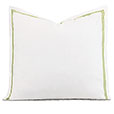 Enzo Satin Stitch Euro Sham in Lime