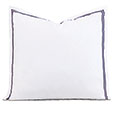 Enzo Satin Stitch Euro Sham in Navy