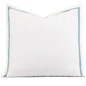 Enzo Satin Stitch Euro Sham in Ocean