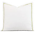 Enzo Satin Stitch Euro Sham In Pear