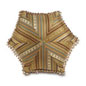 Fiji: Moala Pinwheel With Beads Decorative Pillow