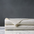 Roma Sateen Flat Sheet in Ivory