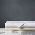 Gianna Hemstitch Flat Sheet in Ivory