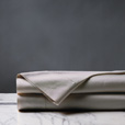 Deluca Sateen Flat Sheet in Fawn