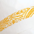 Adelle Percale Flat Sheet In Saffron