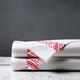Adelle Percale Flat Sheet In Sorbet