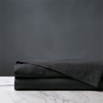 Shiloh Linen Flat Sheet in Charcoal