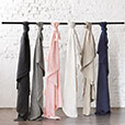 Shiloh Linen Flat Sheet in Charcoal
