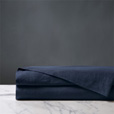 Shiloh Linen Flat Sheet in Indigo