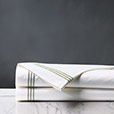 Tessa White/Pear Flat Sheet