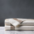 Cornice Ivory/Biscotti Flat Sheet