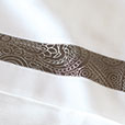 Cornice White/Truffle Flat Sheet